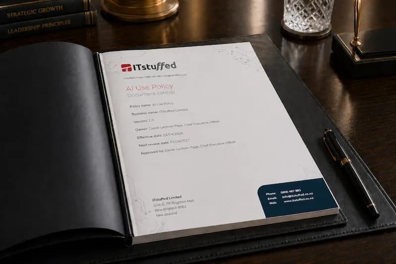 AI Use Policy template for NZ businesses - ITstuffed