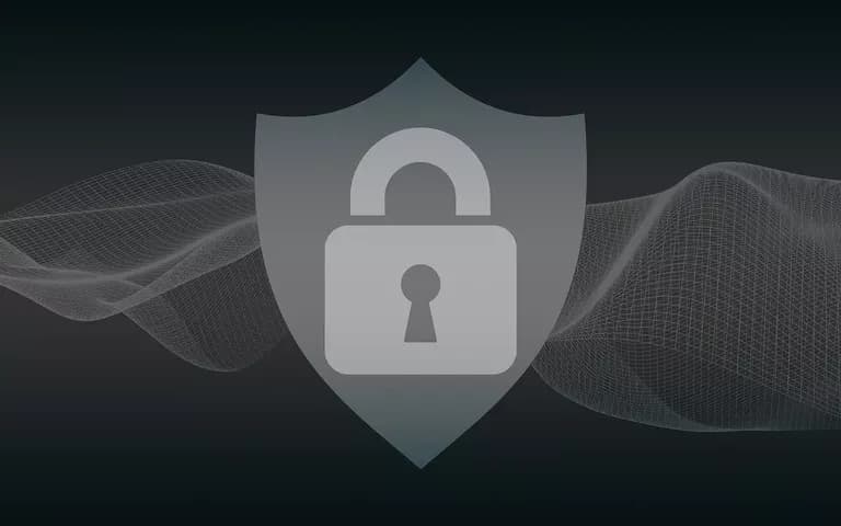 Free cybersecurity data security firewall illustration